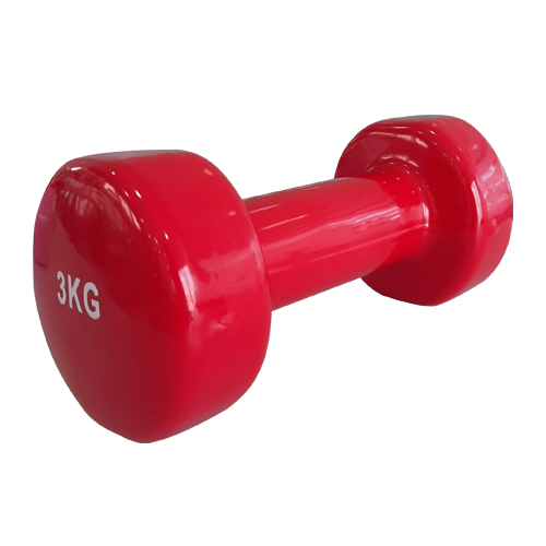 Vinyl Dumbbell, 3 KG RED